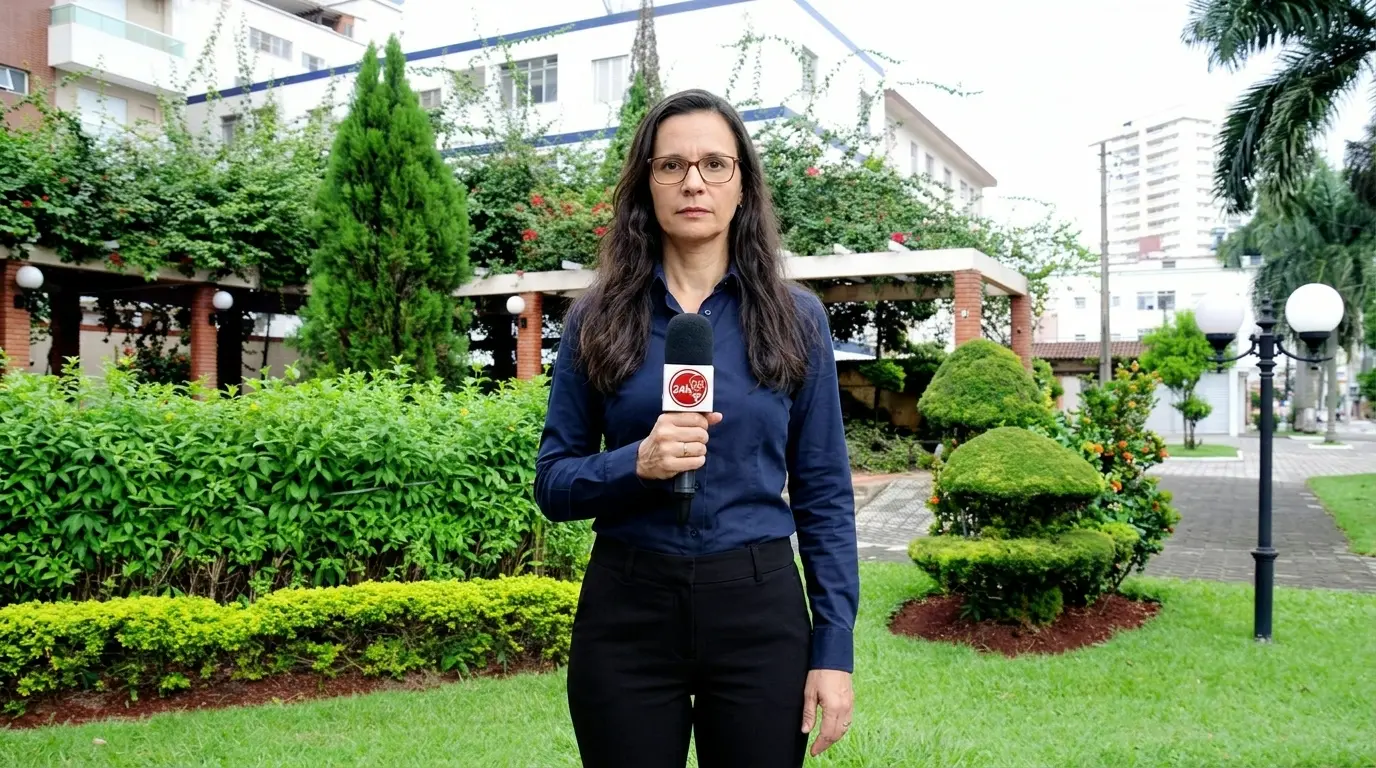 Ação de conscientização sobre trânsito na Cidade de Praia Grande SP